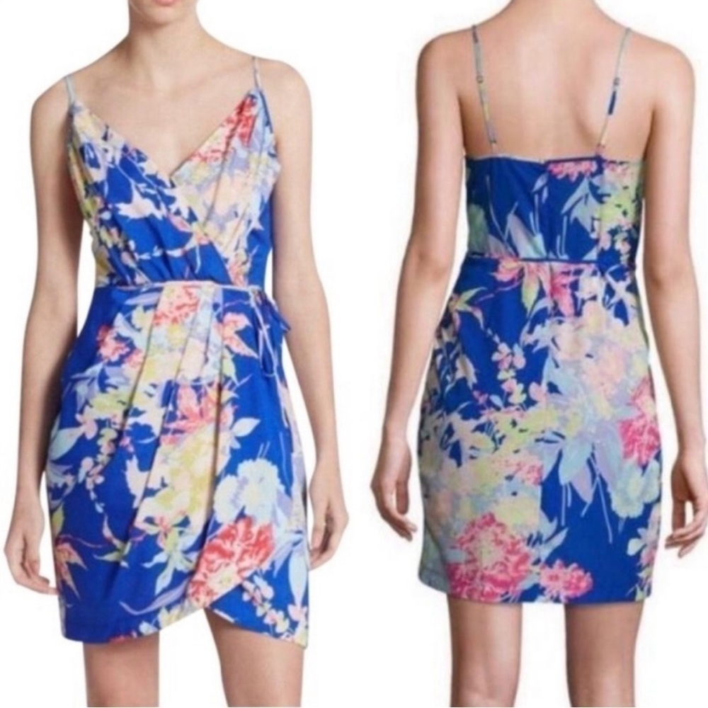 Yumi Kim Jayne Mini Dress- Blue Hawaiian Floral